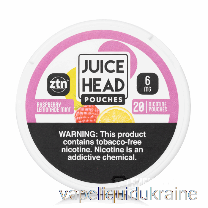Vape Ukraine Juice Head Nicotine Pouches - Raspberry Lemonade Mint 6mg
